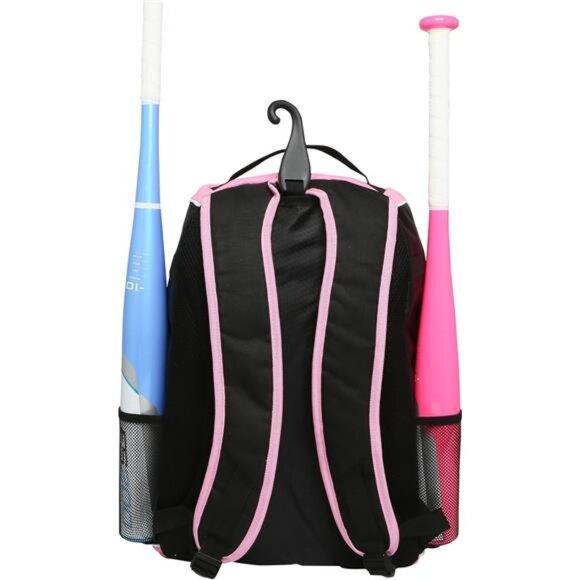 Softball Bat Bag - Backpack for Softball, Baseball, & T-Ball Equipment & Gear - Picture 2 of 7